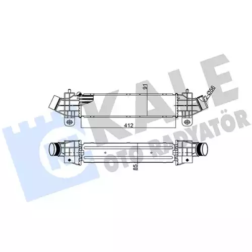 KALE Turbo Radyatörü İntercooler 346700