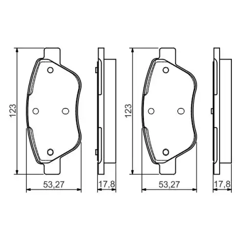 BOSCH Ön Fren Balatası Tk 0986495102