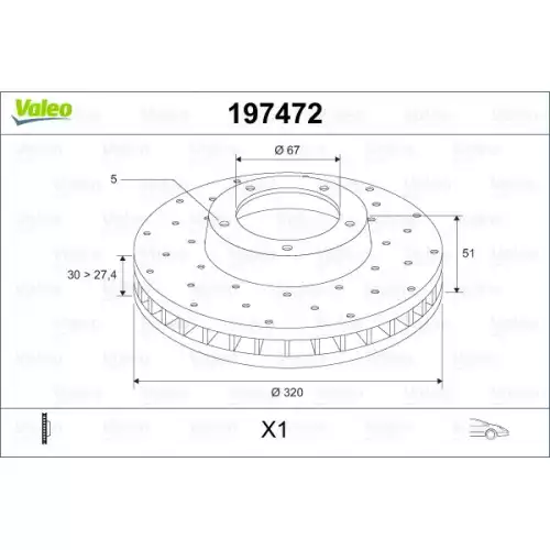 VALEO Ön Fren Diski Takım 197472