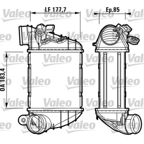 VALEO Turbo İntercool radyatörü 817438