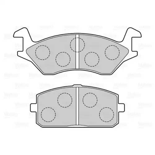 VALEO Ön Fren Balatası Tk 670504