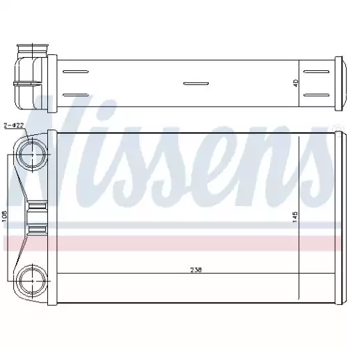 NISSENS Kalorifer Radyatörü 70226