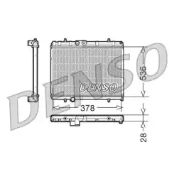 DENSO Motor Su Radyatörü DRM21056