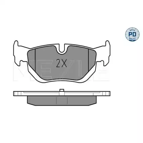 MEYLE Arka Fren Balatası 025 239 2617/PD