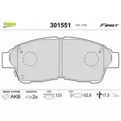 VALEO Ön Fren Balatası Tk 301551