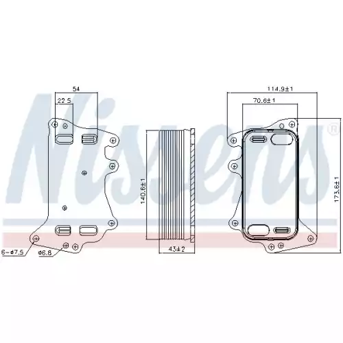 NISSENS Motor Yağ Radyatörü 90903