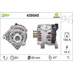 VALEO Alternatör Şarj Dinamosu 150A 439545