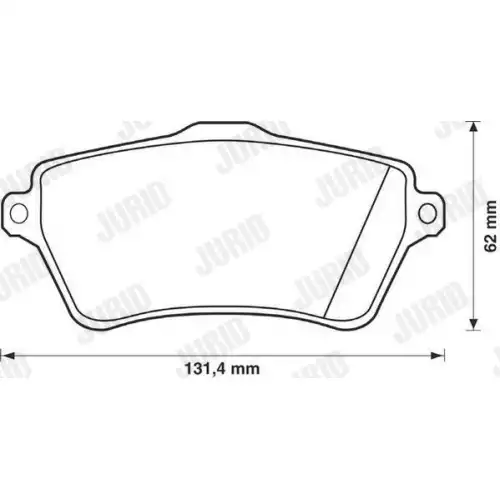 JURID Ön Fren Balatası 573102JC