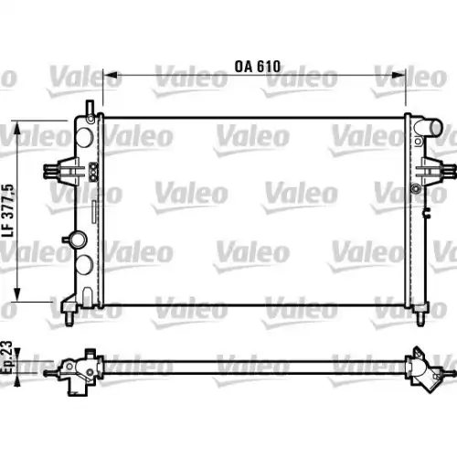 VALEO Motor Su Radyatörü 732729