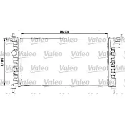 VALEO Motor Su Radyatörü Mekanik Klimasız 731013