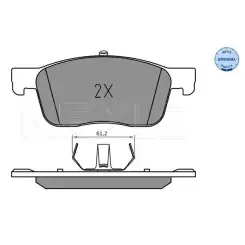 MEYLE Ön Fren Balatası 0252259417