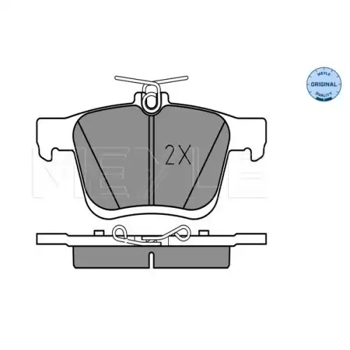 MEYLE Arka Fren Balatası Fişsiz 0252500816