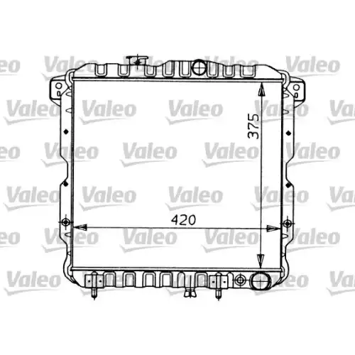 VALEO Motor Su Radyatörü 819119