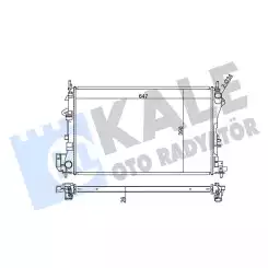 KALE Motor Su Radyatörü 352200