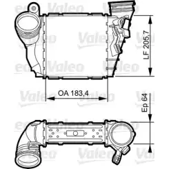 VALEO Turbo İntercooler Radyatörü 817557