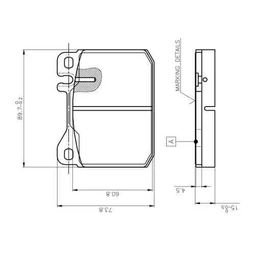 BOSCH Ön Fren Balatası Tk 0986TB2001