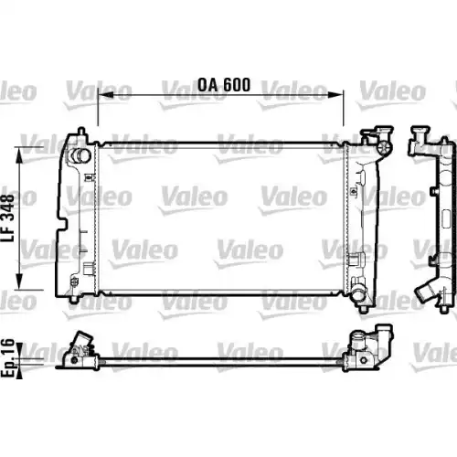 VALEO Motor Su Radyatörü 734199