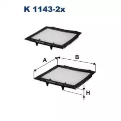 FILTRON Polen Filtre K1143-2X