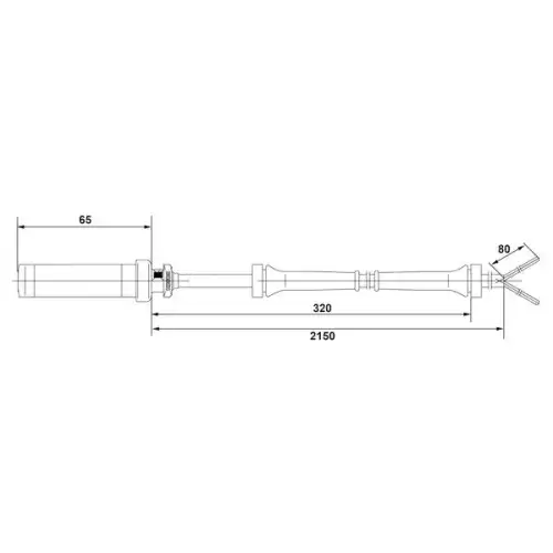 BOSCH Abs Hız Sensörü Ön 0265004009