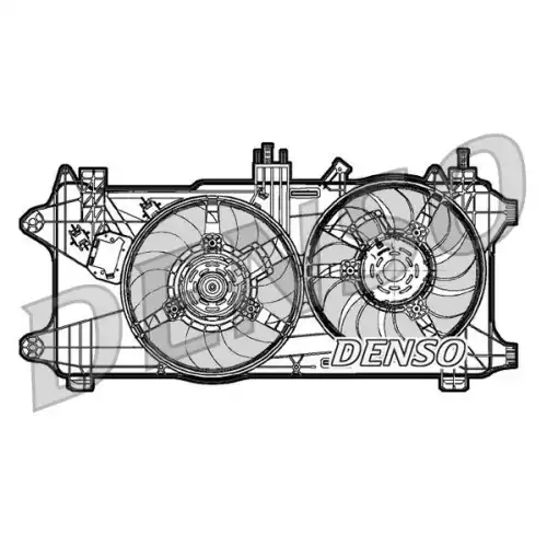 DENSO Fan Motoru Davlumbazlı Çift Motorlu Klimalı DER09027