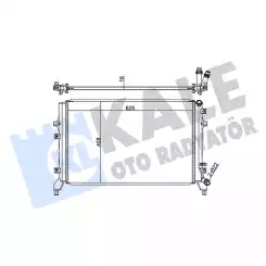 KALE Motor Su Radyatörü 342220