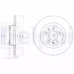 DELPHI Arka Fren Diski 290Mm BG4085