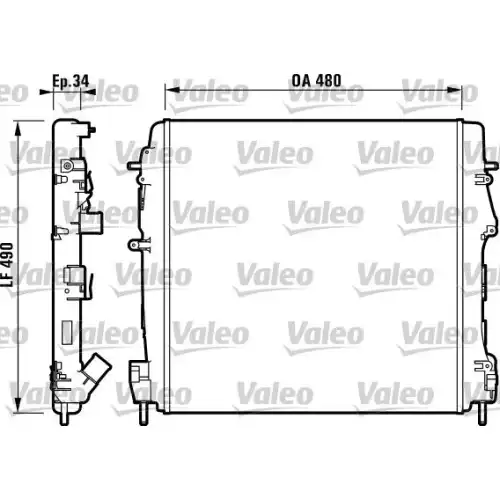 VALEO Motor Su Radyatörü Manuel 732717