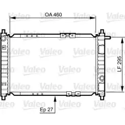 VALEO Motor Su Radyatörü Manuel 734250
