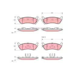 TRW Arka Fren Balatası GDB1379