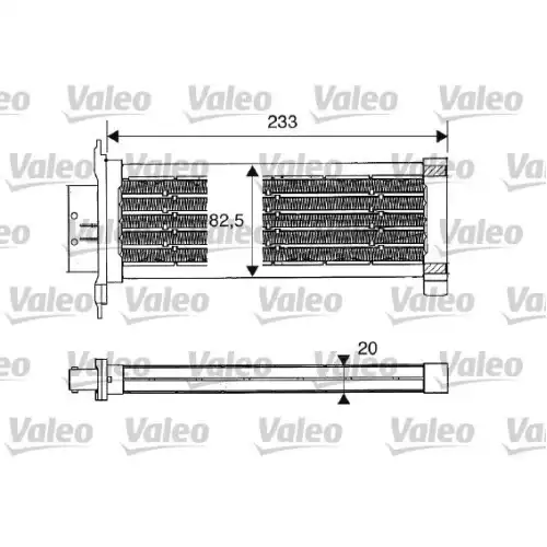 VALEO Kalorifer Radyatörü 812235