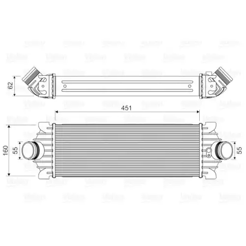 VALEO Turbo İntercool radyatörü 818644