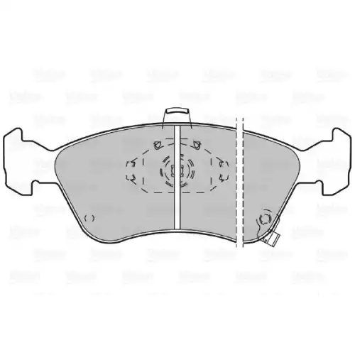 VALEO Ön Fren Balatası Tk 598478