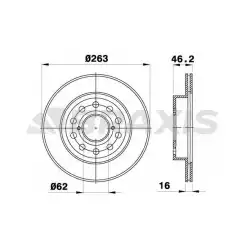 BRAXIS Arka Fren Diski AE0786