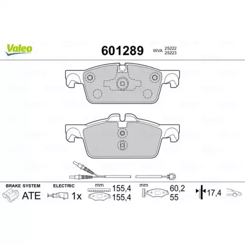 VALEO Ön Fren Balatası 601289-670289