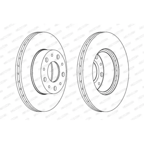 FERODO Ön Fren Diski Havalı 280Mm DDF1170