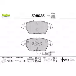 VALEO Ön Fren Balatası Tk 598635