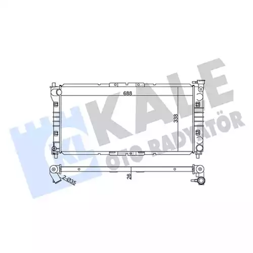 KALE Motor Su Radyatörü 359600