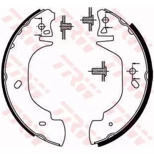 TRW Arka Fren Balatası Kampana GS8629