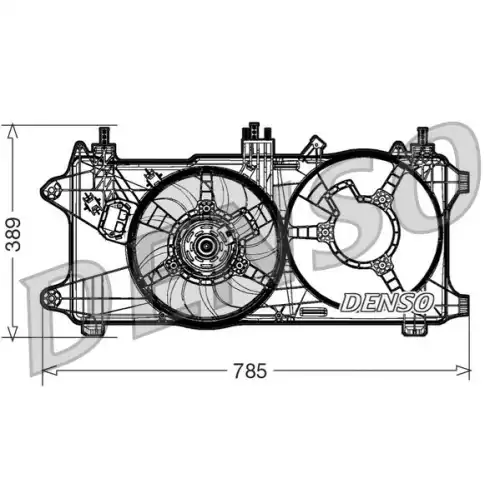 DENSO Fan Motoru Klimasız DER09084