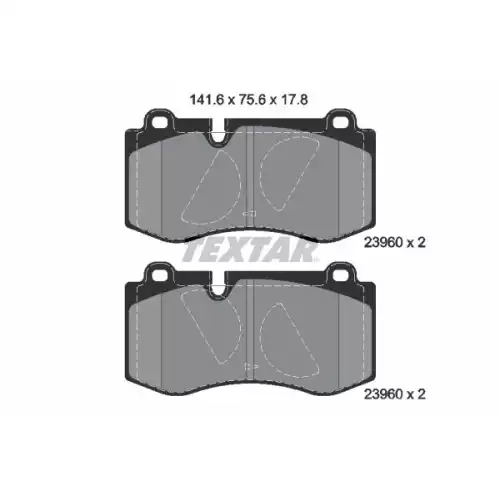 TEXTAR Ön Fren Balatası Tk 2396001