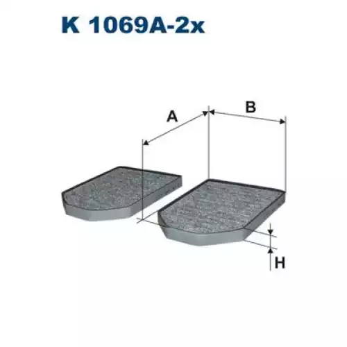 FILTRON Polen Filtre Karbonlu K1069A-2x