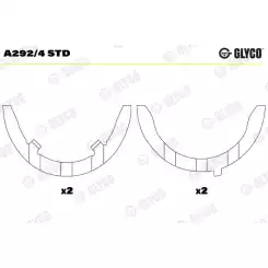 GLYCO Krank Mil Gezi Ay Yatak 4-Std A292/4 STD