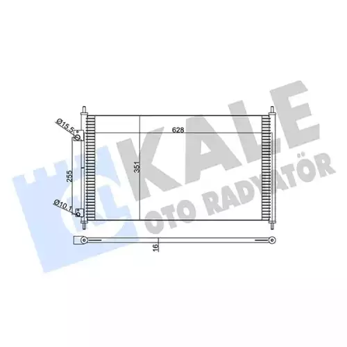 KALE Klima Radyatörü Kondanser 380300