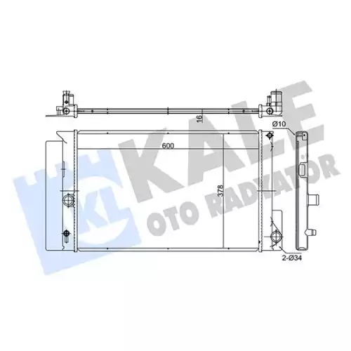 KALE Motor Su Radyatörü 372000