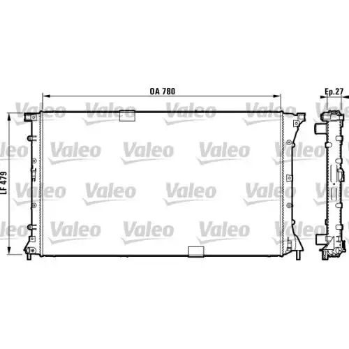 VALEO Motor Su Radyatörü Klimalı Manuel 732911