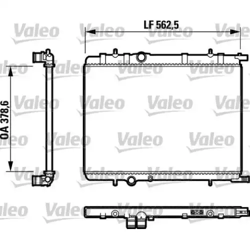 VALEO Motor Su Radyatörü Manuel 732892