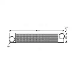 AVA Turbo İntercooler Radyatörü BWA4346