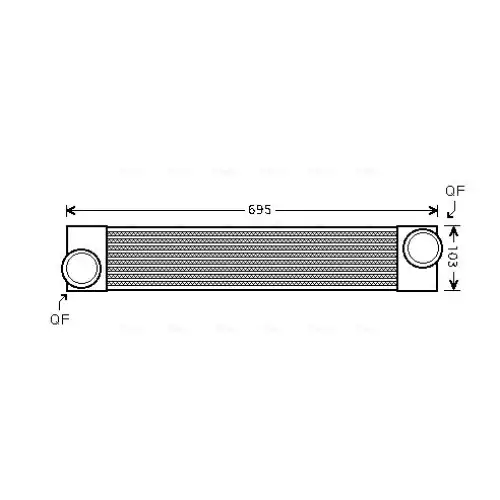 AVA Turbo İntercooler Radyatörü BWA4346