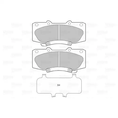 VALEO Ön Fren Balatası Tk 670284