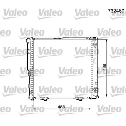 VALEO Motor Su Radyatörü 732460